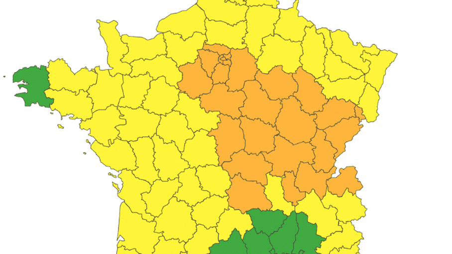 Vague de chaleur : 26 départements du centre et de l'est de la France sont  placés en vigilance orange canicule à partir de jeudi midi – franceinfo
