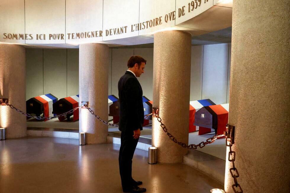 Au Mont-Valérien, Macron célèbre le 82e anniversaire de l'appel du 18 Juin