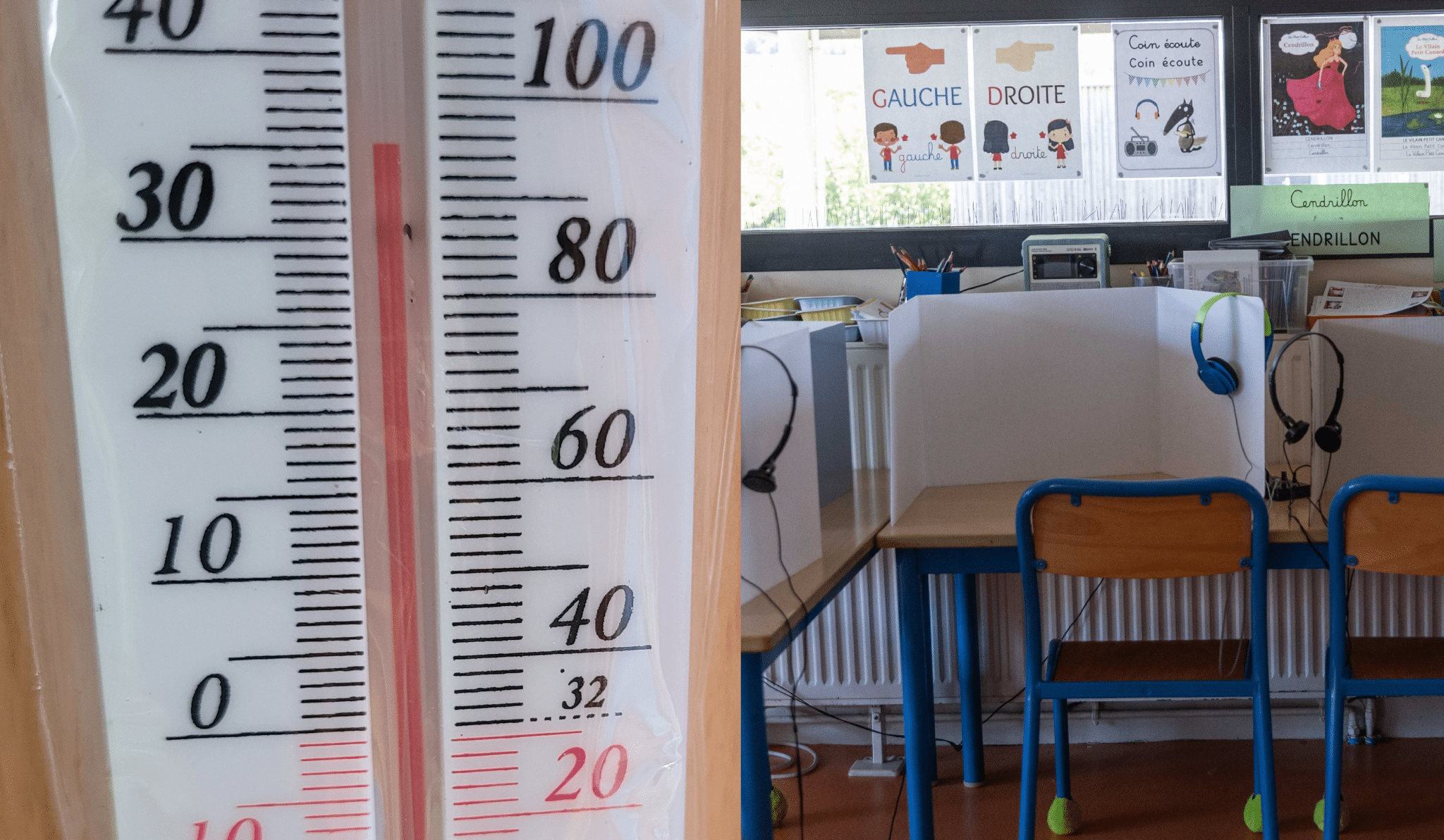 Fermetures d'écoles, report de certains oraux : la chaleur perturbe notre  système scolaire