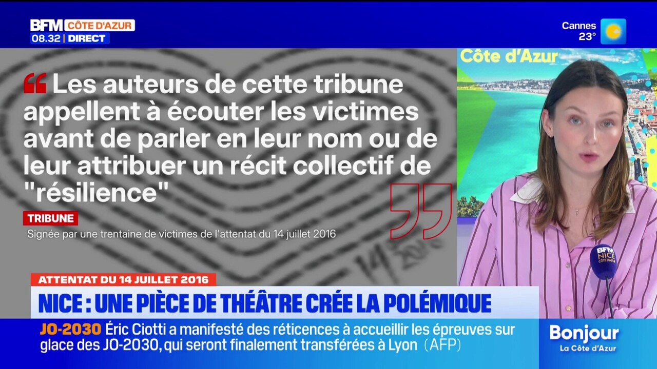 Attentat du 14-Juillet: le théâtre de Nice renonce à sa lecture d'un texte  contesté par une association de victimes