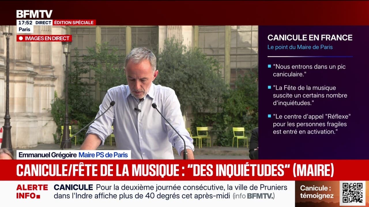 Canicule: "Nous décidons de l'ouverture 24h/24 de l'ensemble des parcs et  jardins de la ville de Paris", assure Emmanuel Grégoire
