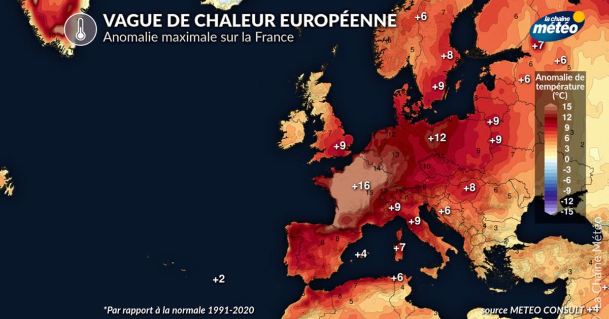 Canicule : pourquoi la France sera le pays le plus chaud d'Europe cette  semaine ? - Actualités La Chaîne Météo