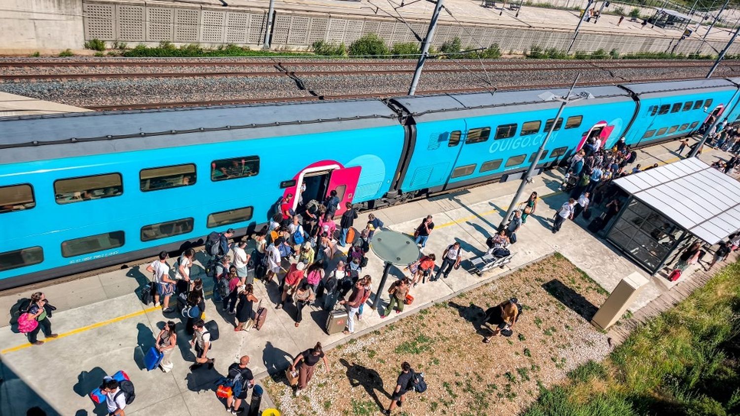 Un train Ouigo évacué près de la gare de Toulouse Matabiau en raison d'un  problème électrique lié à la chaleur – franceinfo