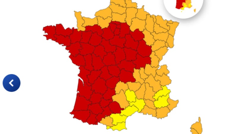 Alerte canicule : 49 départements en rouge ce lundi, les Bouches-du-Rhône  et le Vaucluse passent en vigilance orange