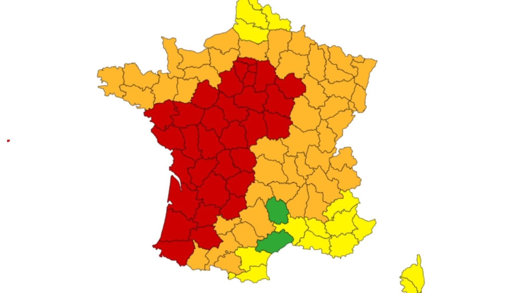 Canicule : 35 départements en vigilance rouge dimanche 21 juin, à quoi il  faut s'attendre