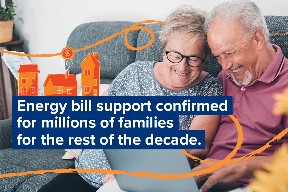 Energy bill support extended for millions of families - GOV.UK