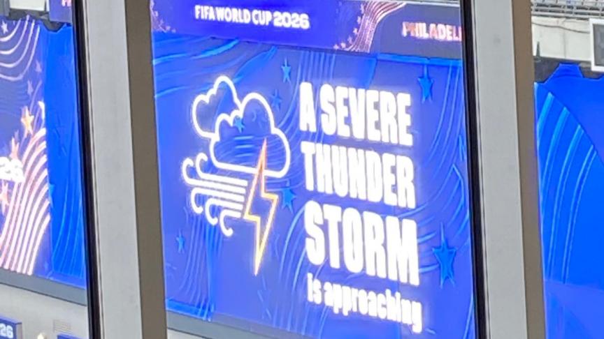 France – Irak : orage sur Philadelphie, l'ouverture des portes repoussée,  situation confuse - La Voix du Nord
