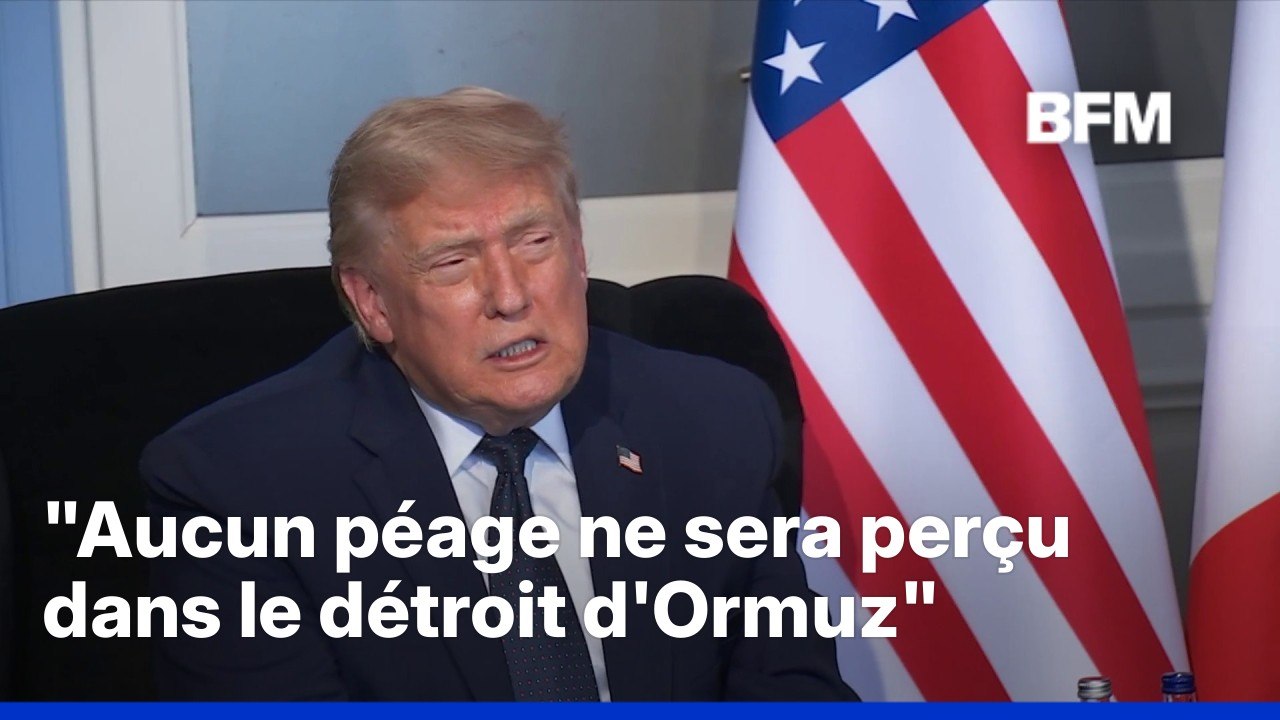 Iran: Donald Trump brandit la menace d'un péage à Ormuz si les négociations  échouent - Vidéo Dailymotion