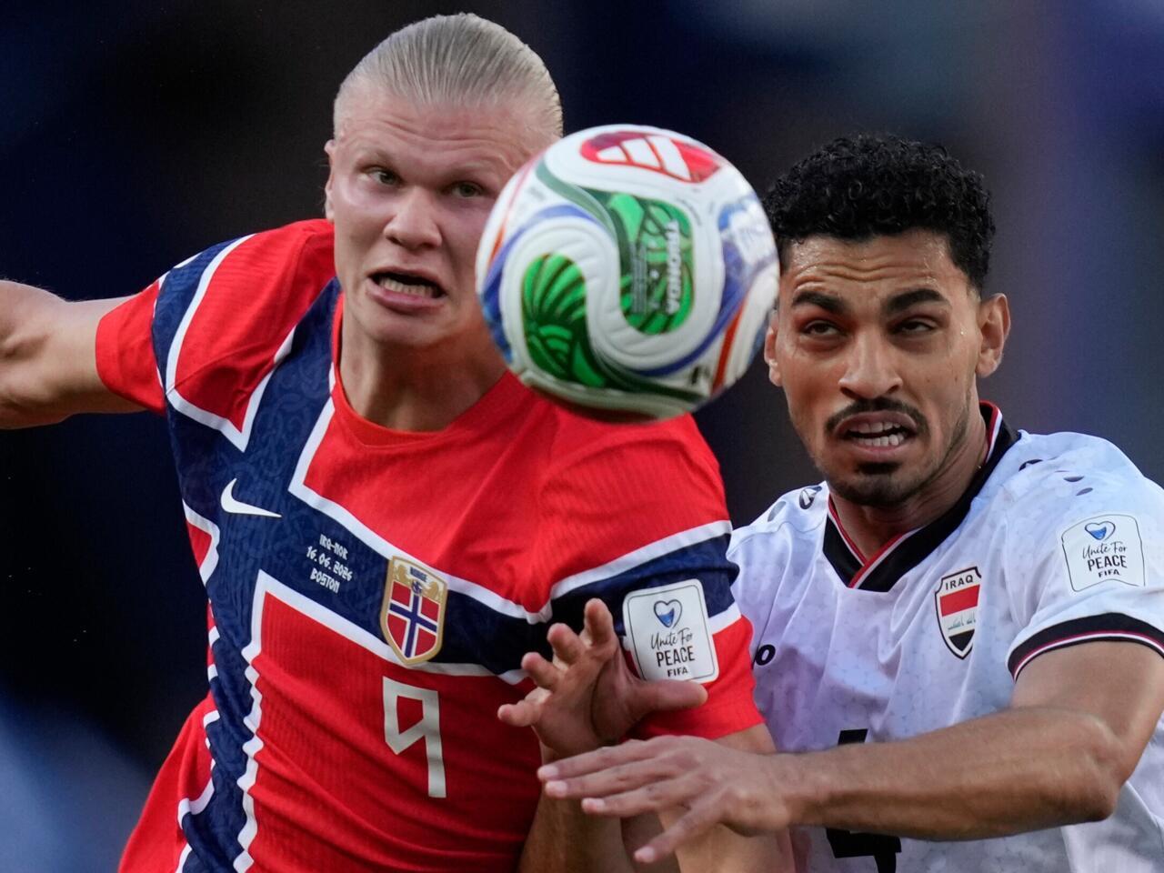 Mondial 2026 : la Norvège fait parler sa puissance face à l'Irak et double  la France - France 24