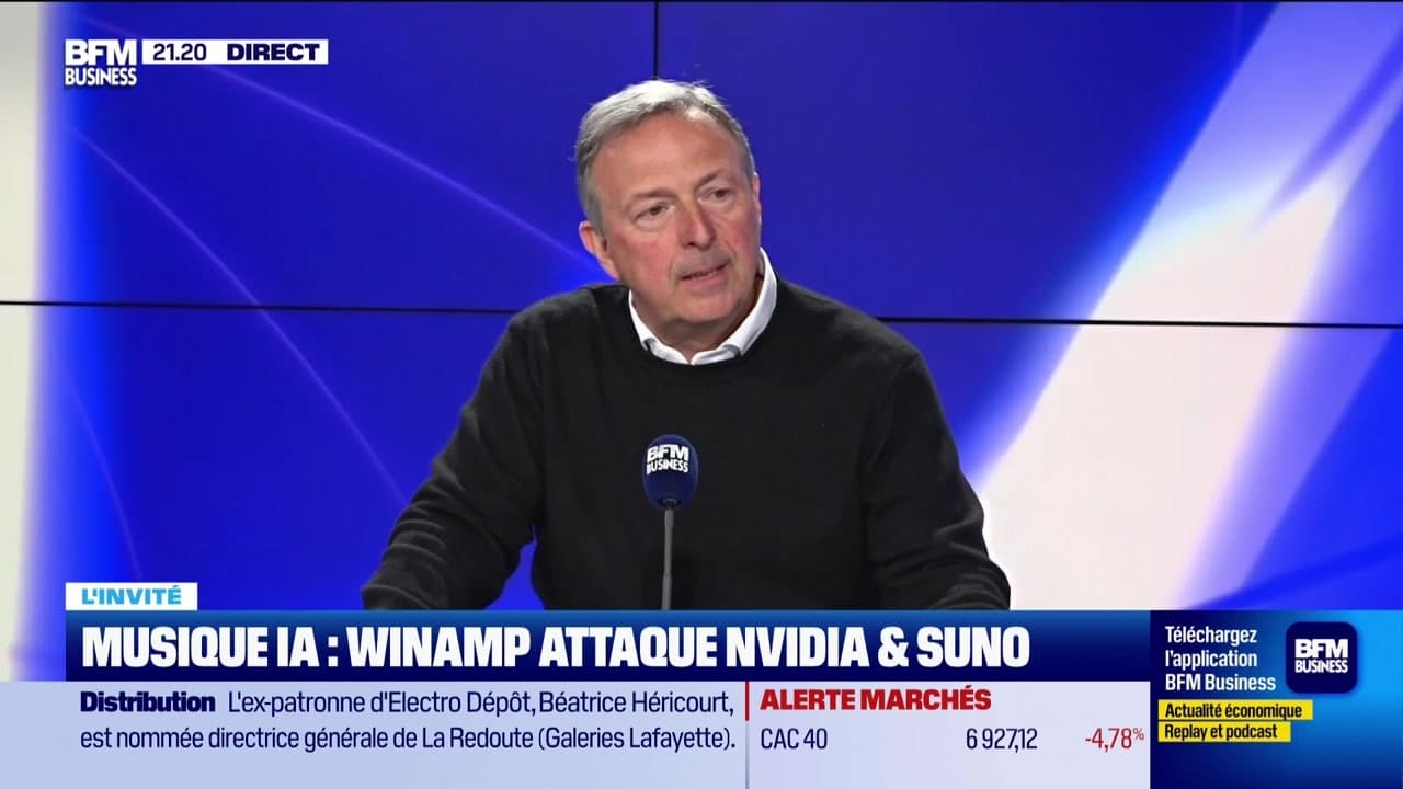 Alexandre Saboundjian (Winamp) : Winamp attaque Nvidia, la guerre de la  musique IA est lancée - 07/04