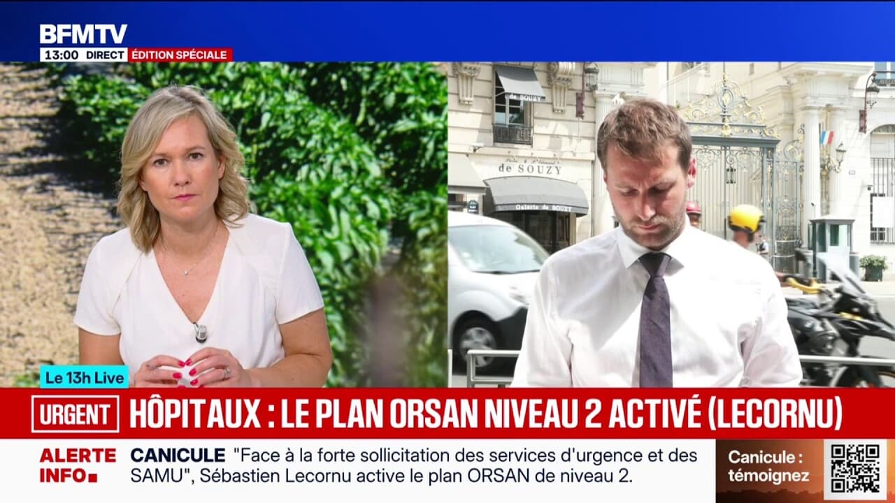 Canicule: le plan Orsan de niveau 2 est activé pour les hôpitaux