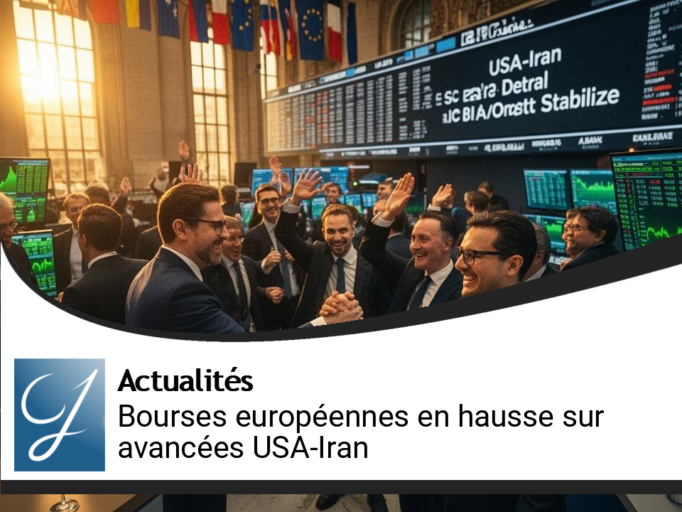 Bourses européennes en hausse après l'accord USA-Iran : impact sur les  marchés
