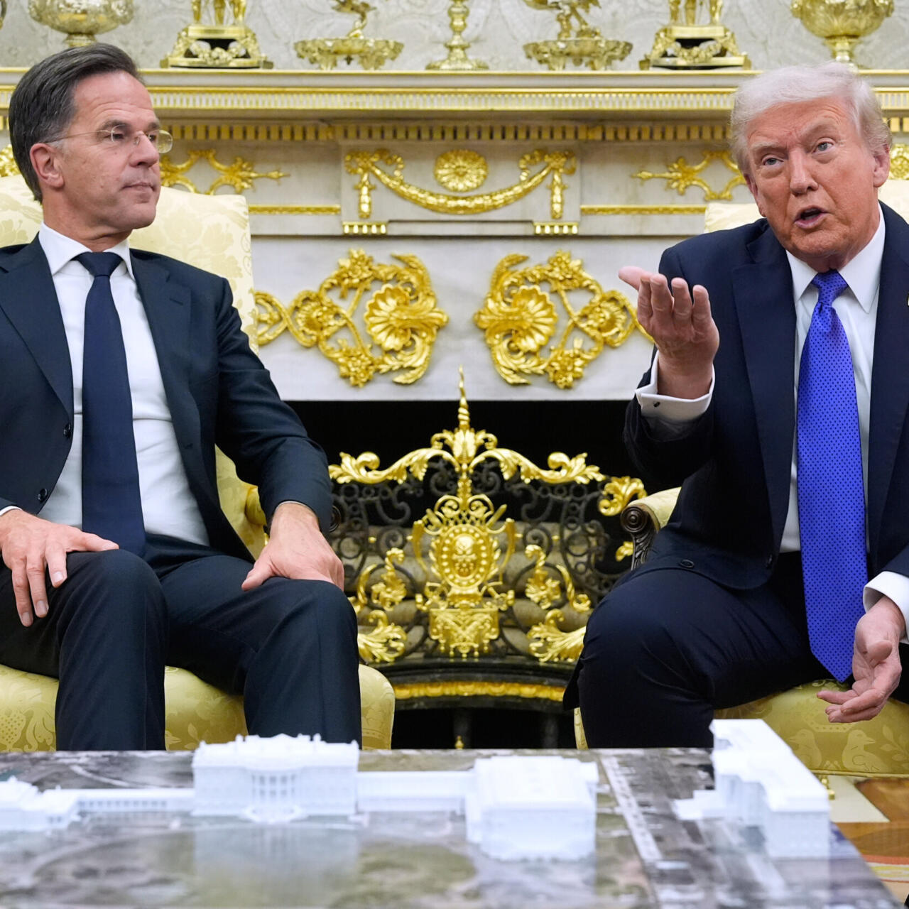 Otan: Mark Rutte continue son exercice d'équilibriste après une entrevue  «très franche» avec Donald Trump - RFI