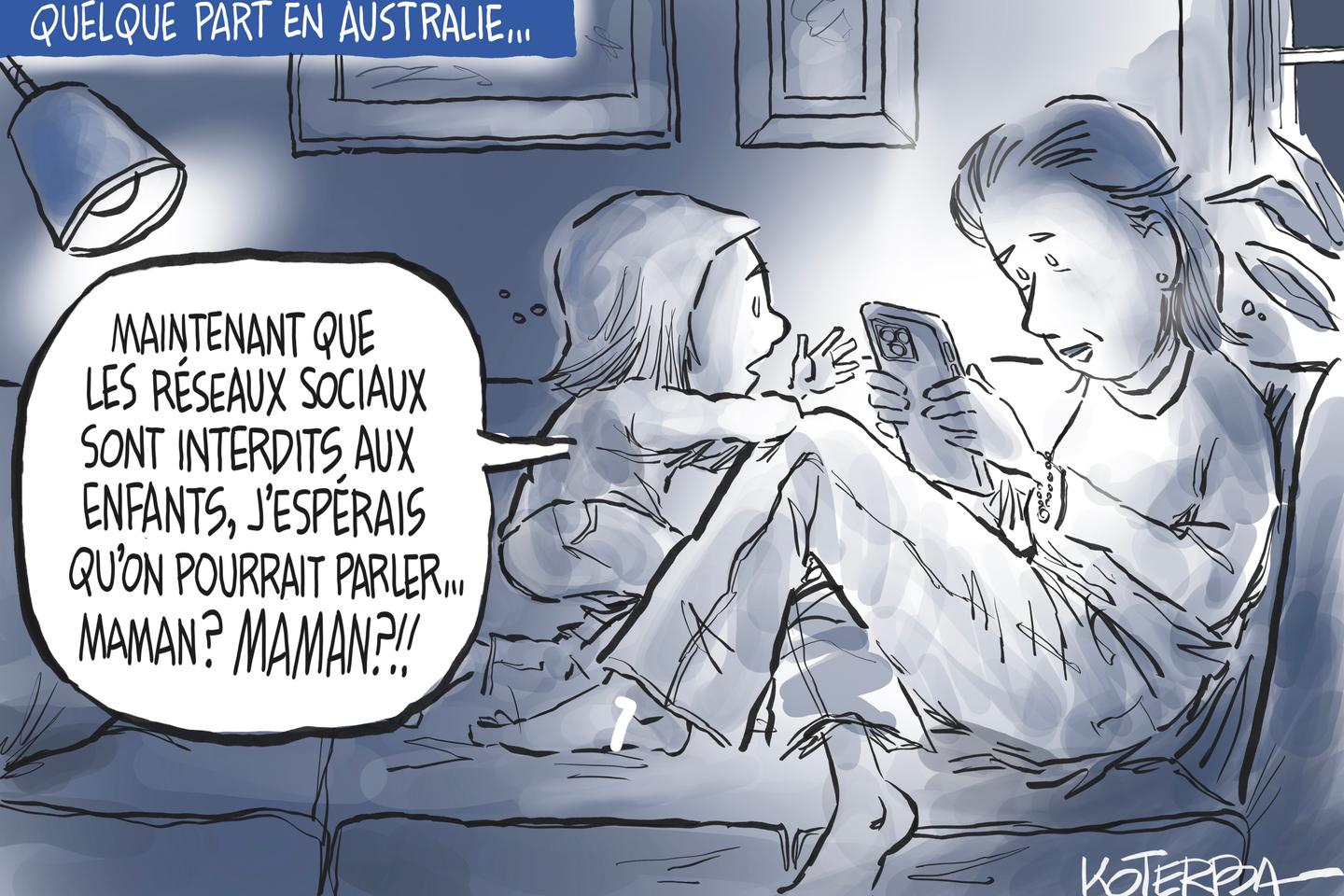 Australie : réseaux sociaux interdits aux moins de 16 ans