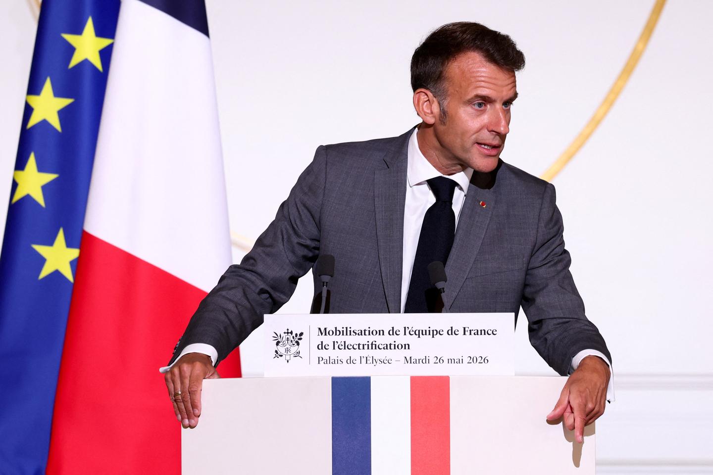 Macron says Stellantis will invest over €1 billion to make electric  vehicles in France