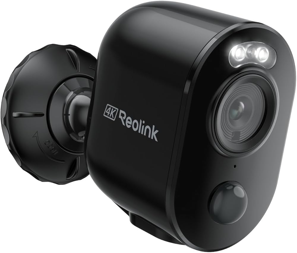 Reolink 4K Camera Surveillance WiFi Exterieure sans Fil, 2,4/5 GHz,  Détection Personne/Véhicule/Animal, Vision Nocturne Couleur, Audio  Bidirectionnel, Alimentation Batterie/Solaire, Argus 3 Ultra Noir :  Amazon.fr: High-Tech