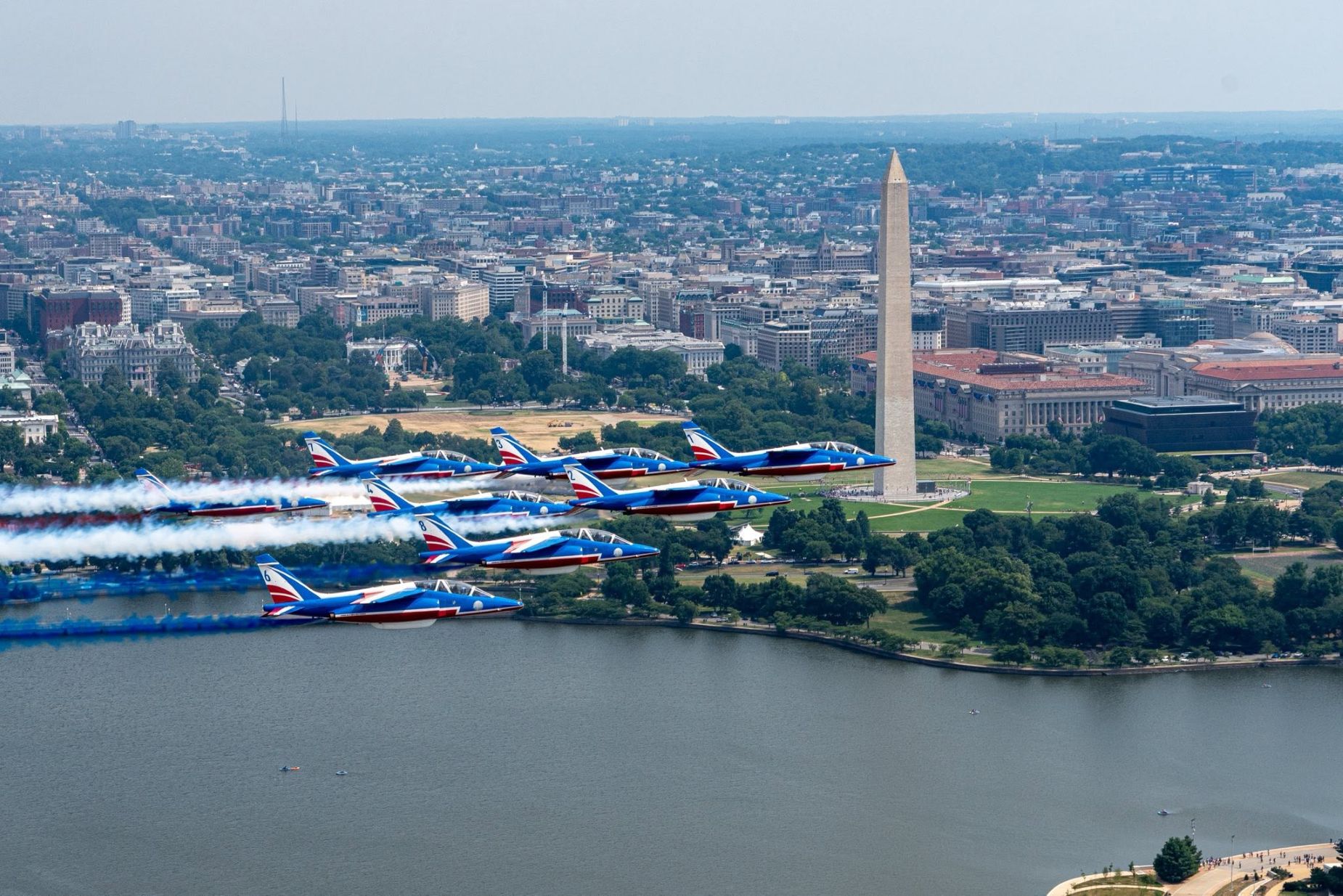 Washington DC a accueilli la Patrouille de France. — avionslegendaires.net