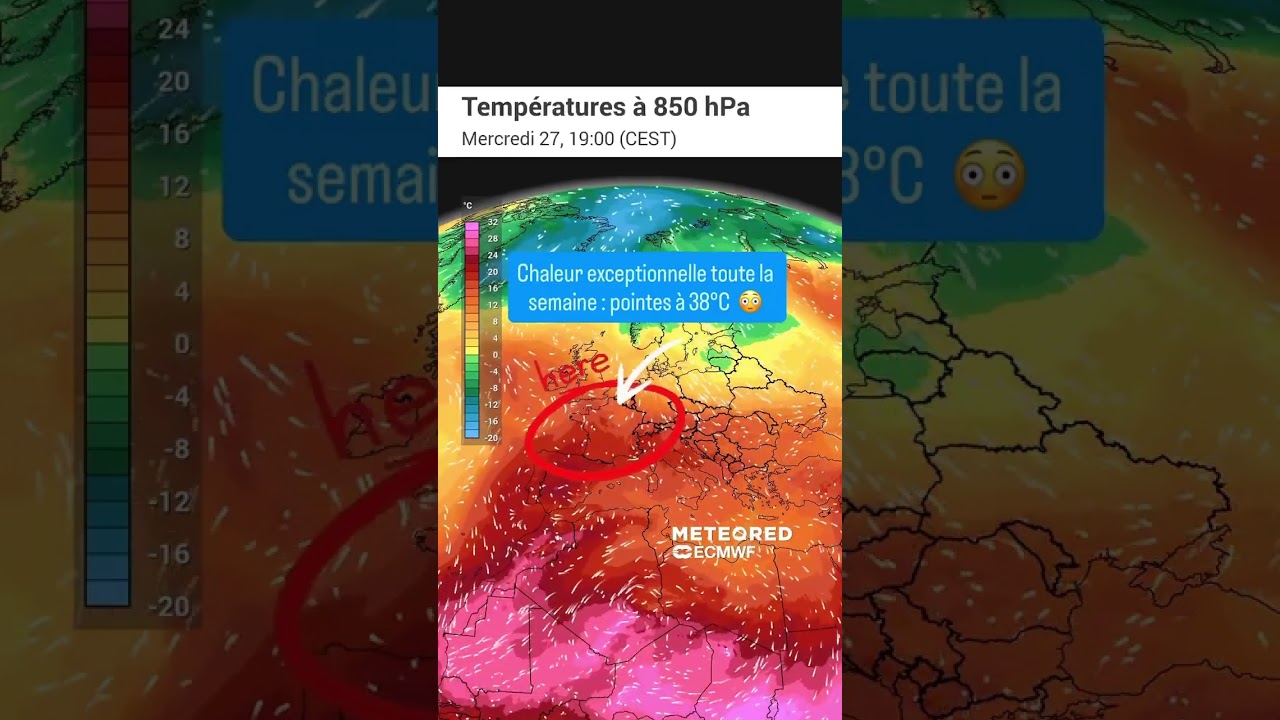 Canicule en France : pas de répit avant dimanche - YouTube