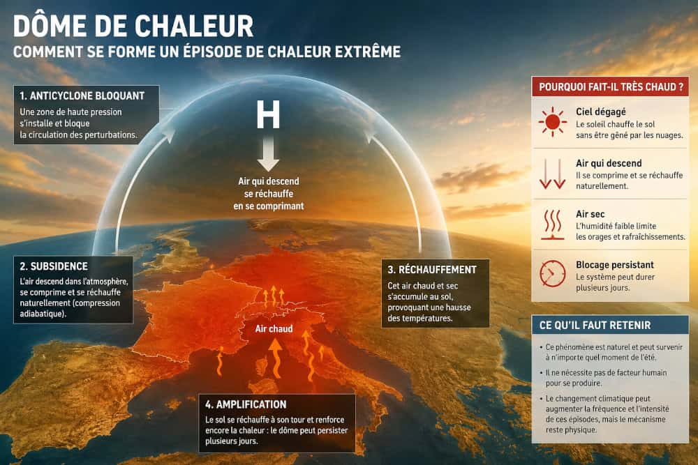 Une vague de chaleur remarquable par sa précocité
