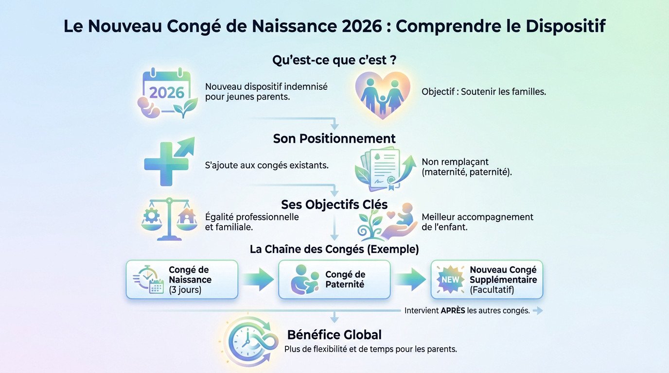 Congé de naissance 2026 : tout ce qu'il faut savoir sur ce nouveau  dispositif - dicorh.fr