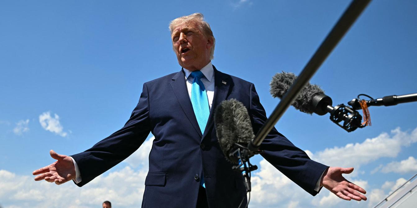 EN DIRECT, guerre au Moyen-Orient : Donald Trump ne veut pas « se précipiter  » pour conclure un accord avec l'Iran et maintient le blocus contre Téhéran  pendant les négociations