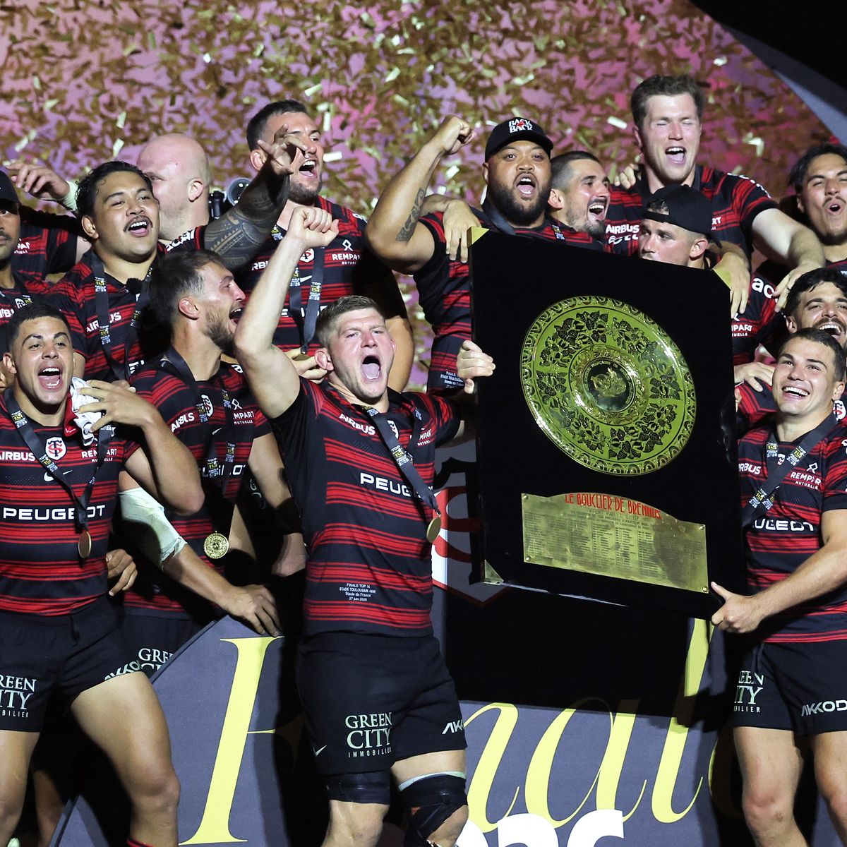 Les célébrations de la victoire des joueurs du Stade Toulousain en finale  du TOP 14 annulées en raison des orages