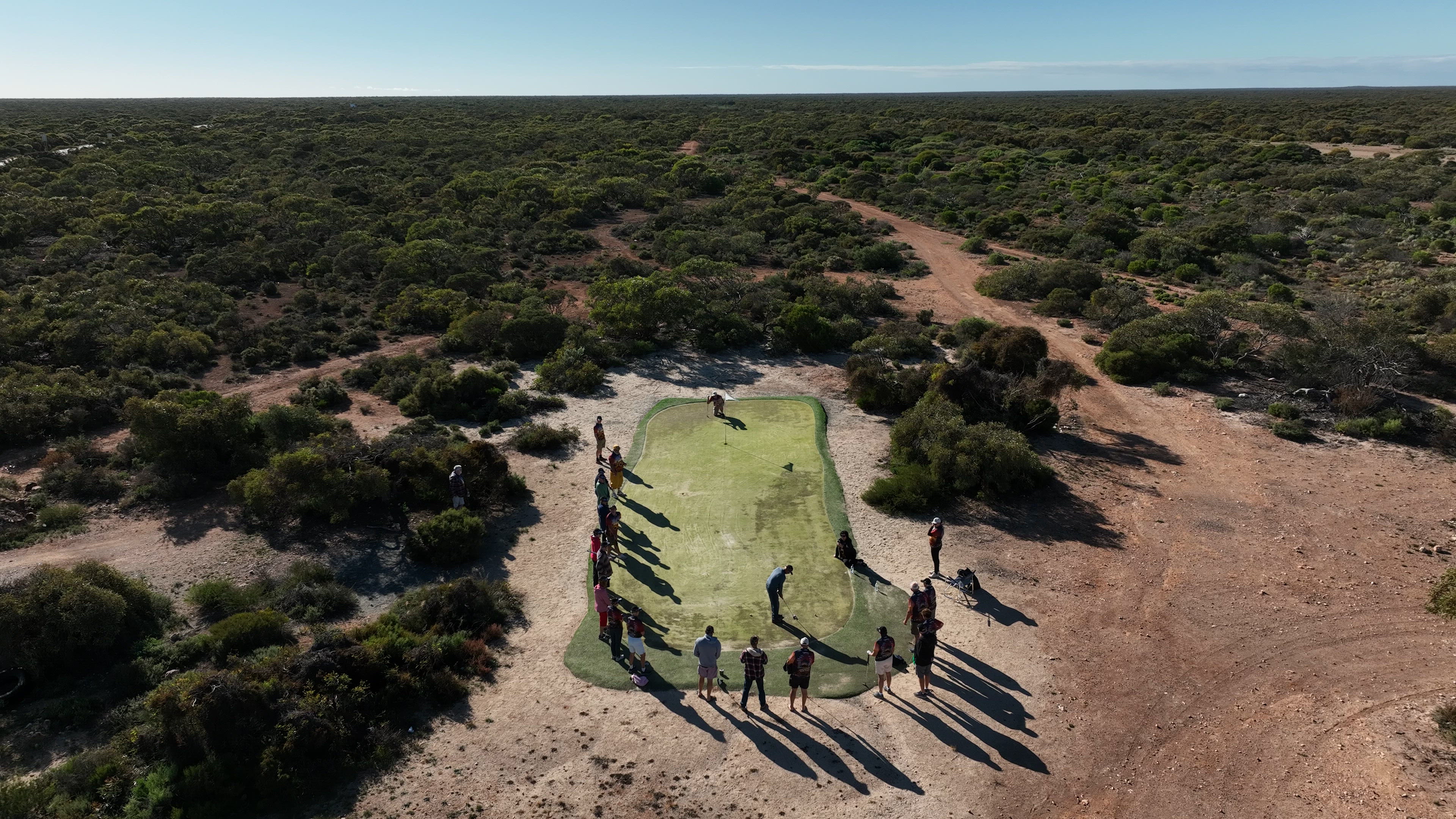 On the world's longest golf course, the fairways are…