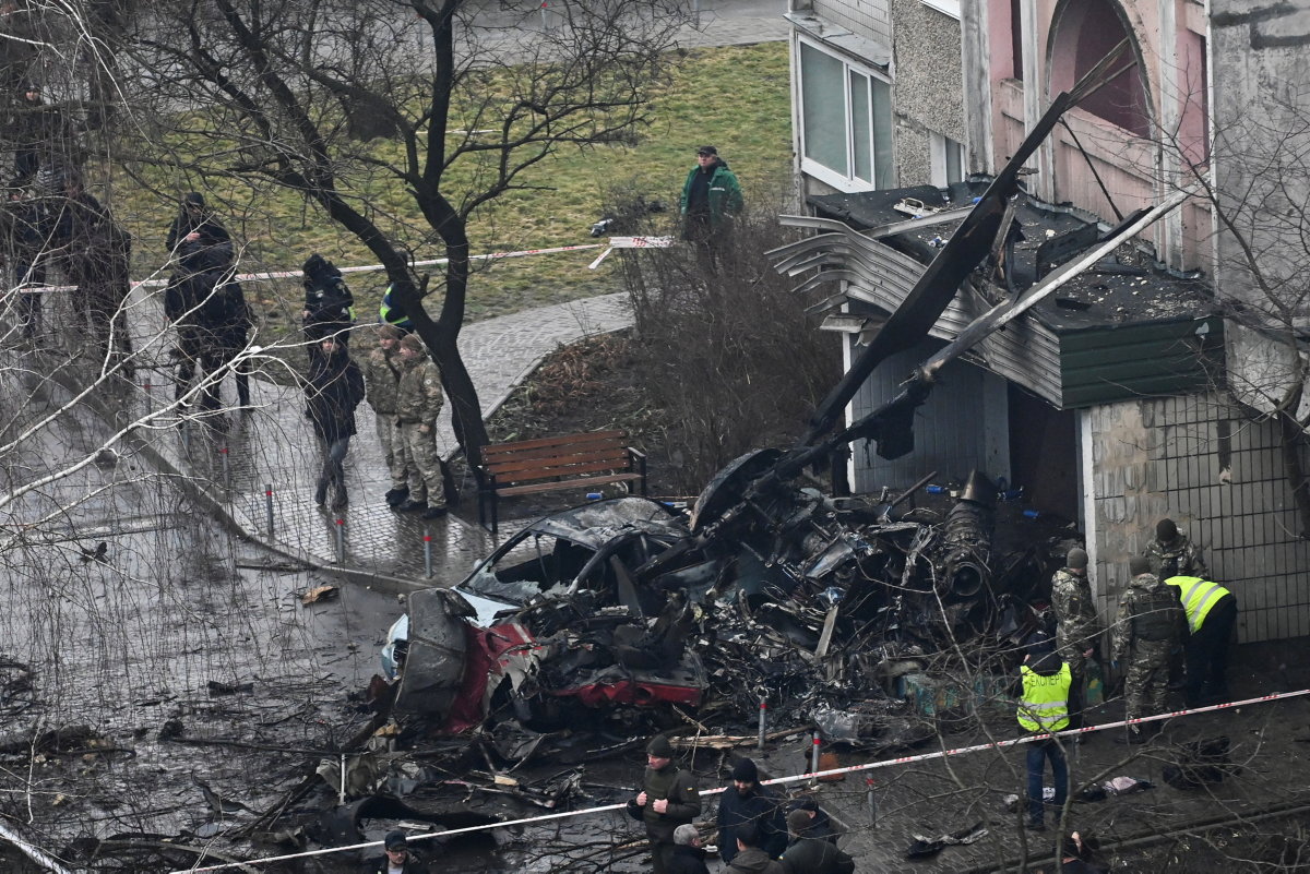 Ukraine. 14 morts, dont le ministre de l'Intérieur, dans un accident  d'hélicoptère - L'Humanité