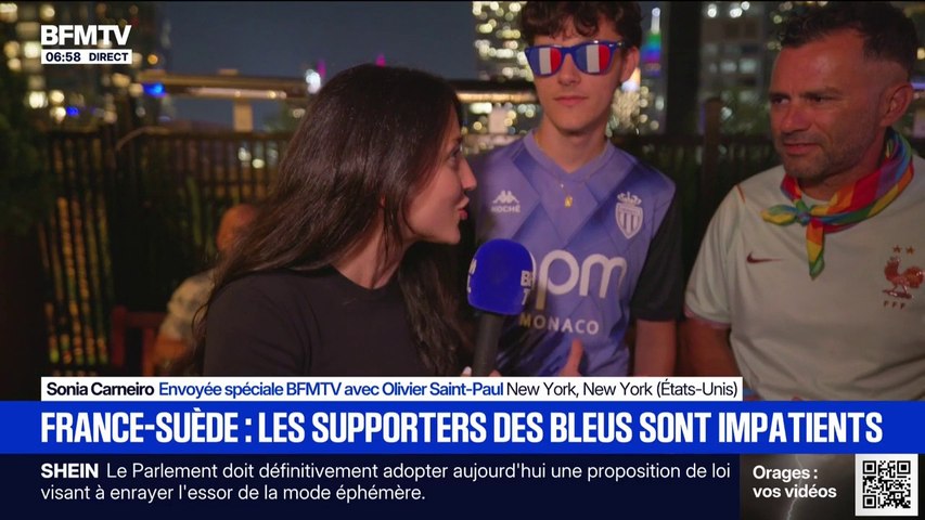 Mondial-2026: ces supporters français croient à une victoire des Bleus  contre la Suède - Vidéo Dailymotion