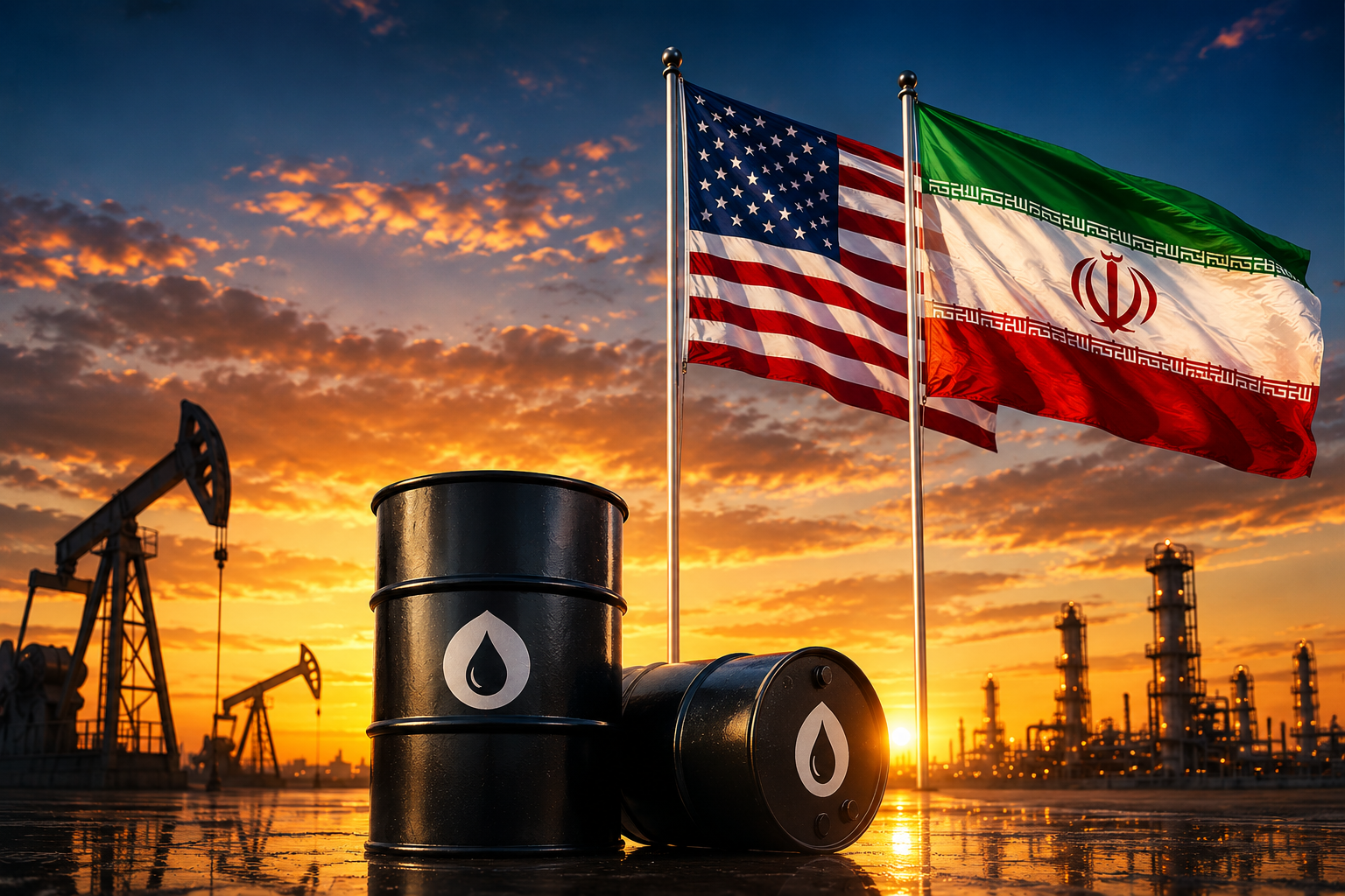 Le pétrole s'envole sur fond de crainte d'une suspension des négociations entre  Washington et Téhéran