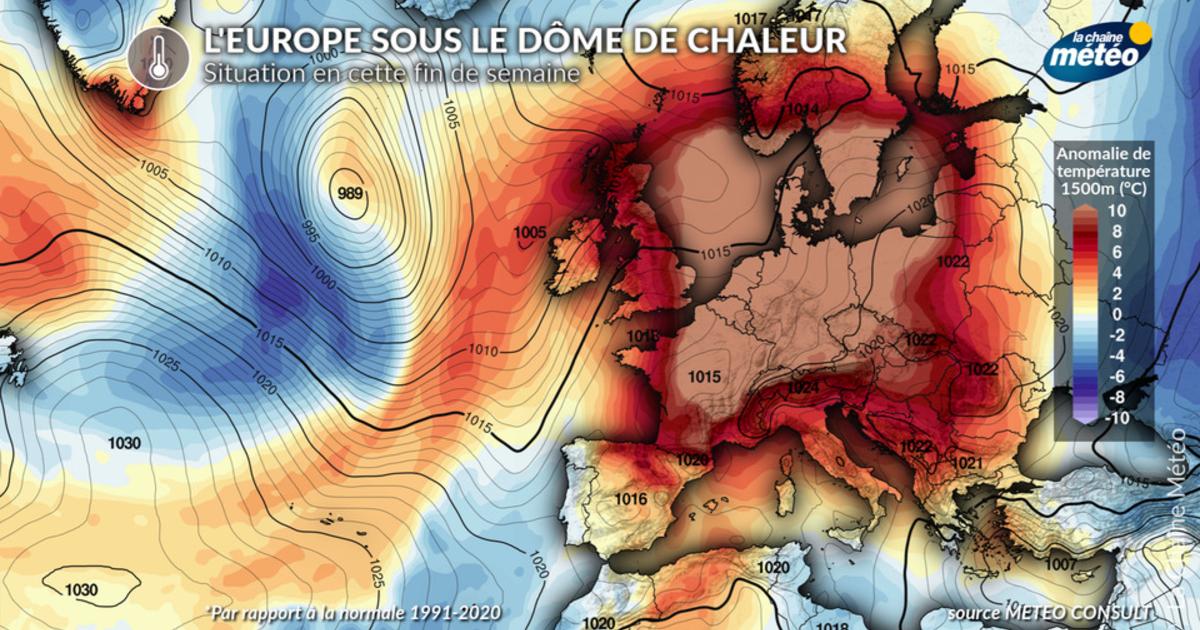 Canicule : records historiques de températures en Europe, 41,5°C en  Allemagne - Actualités La Chaîne Météo