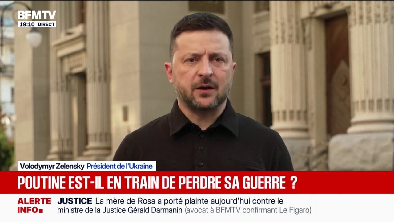 Les services de renseignement ukrainiens ont obtenu des documents internes  russes", déclare Volodymyr Zelensky, président de l'Ukraine