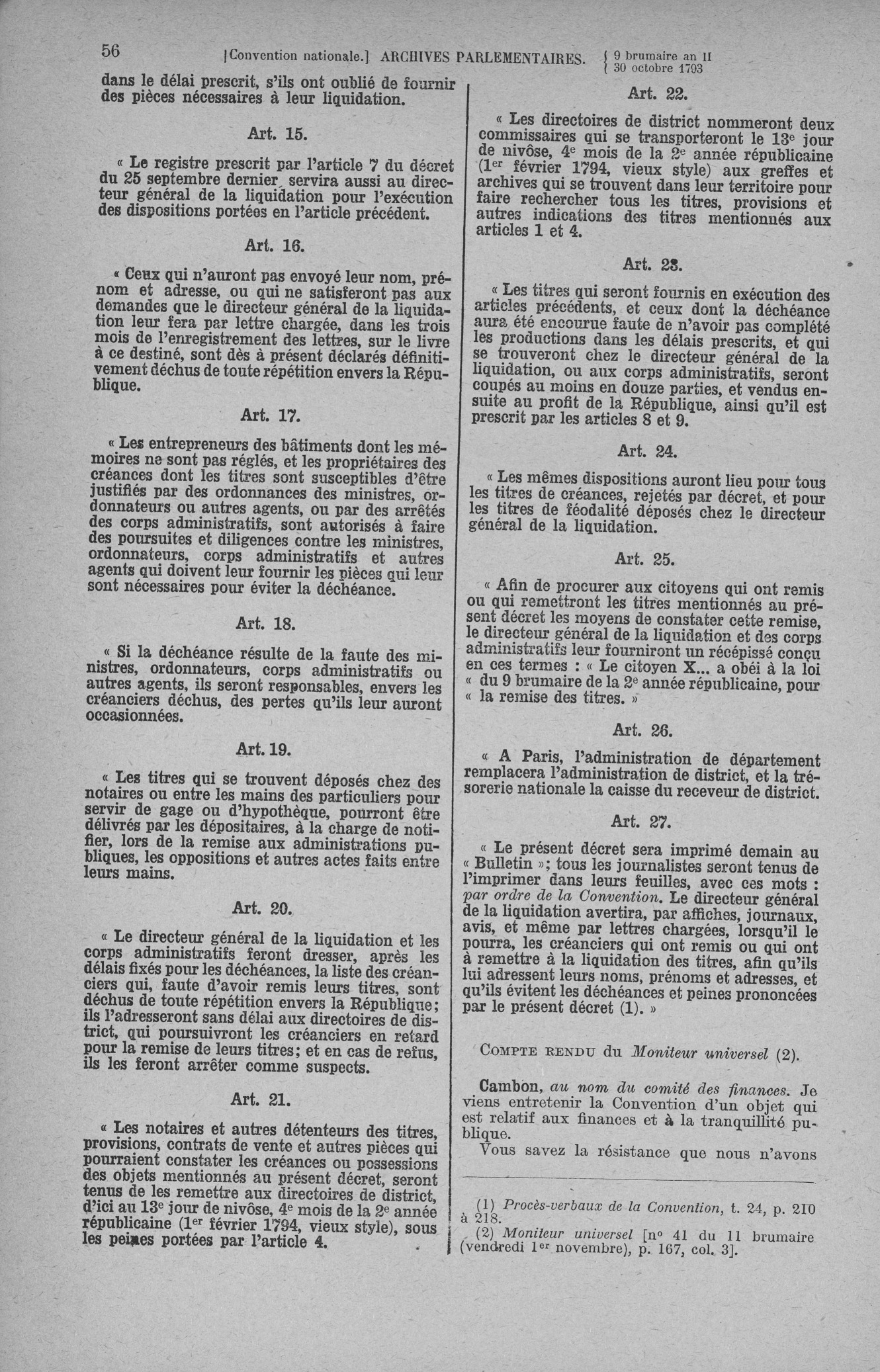 Archives Parlementaires