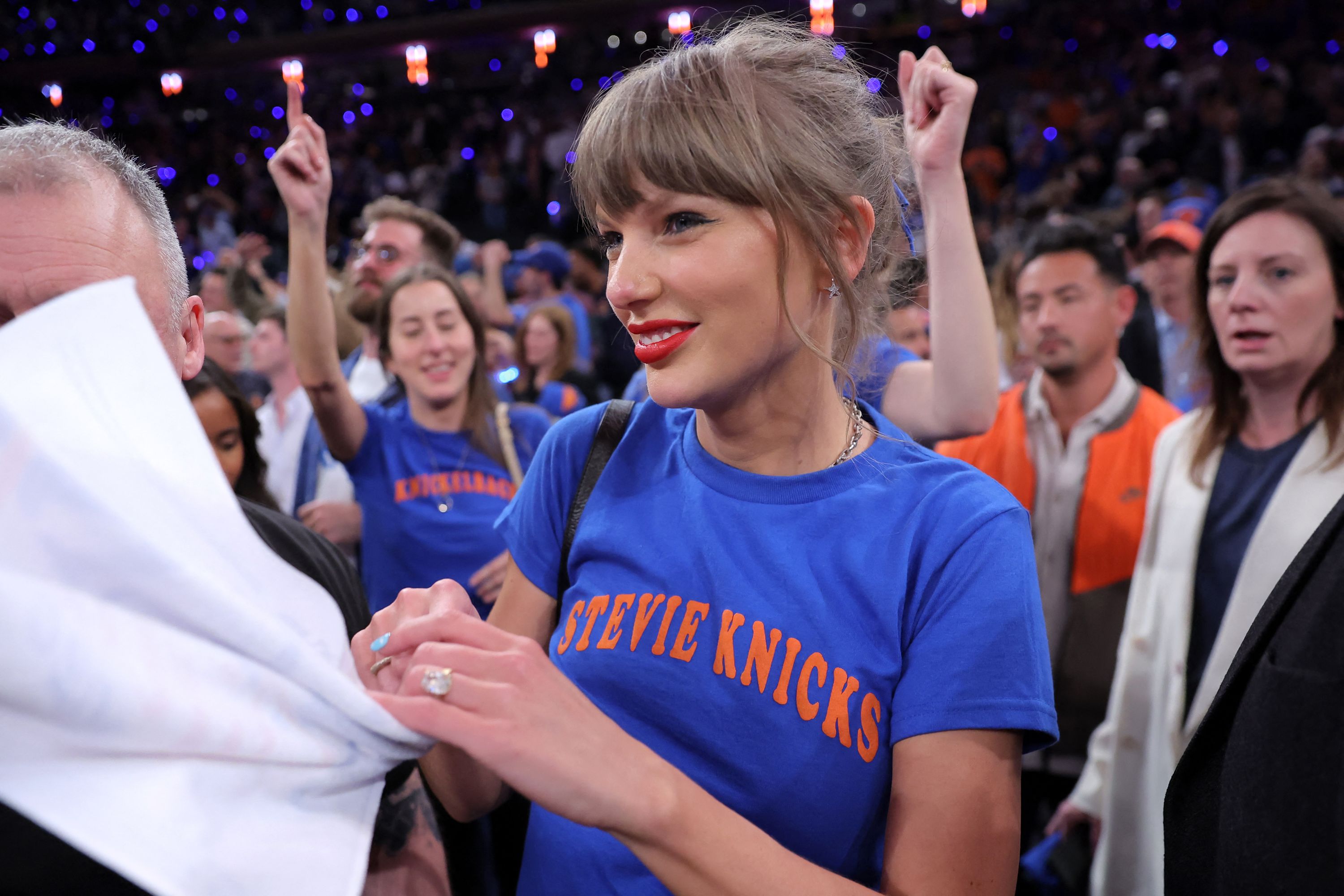 Taylor Swift porte-bonheur des New York Knicks