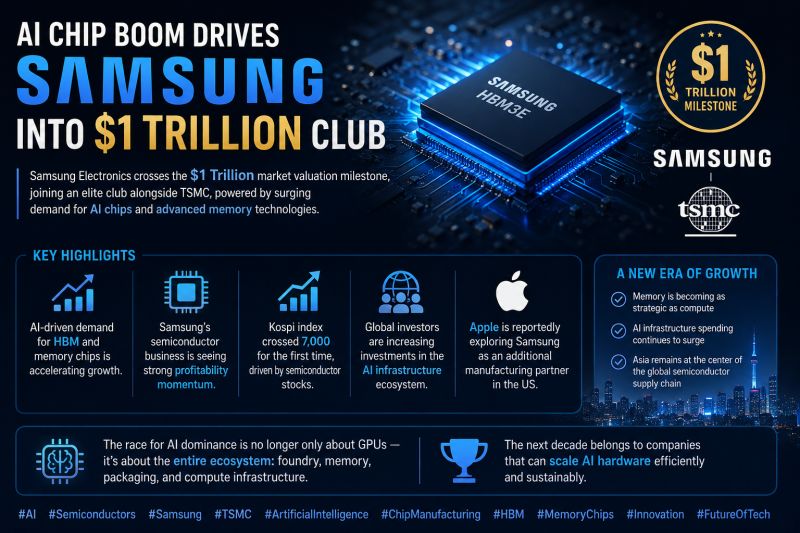 Samsung Joins Trillion-Dollar Club Driven by AI | Luis Oria Seidel posted  on the topic | LinkedIn