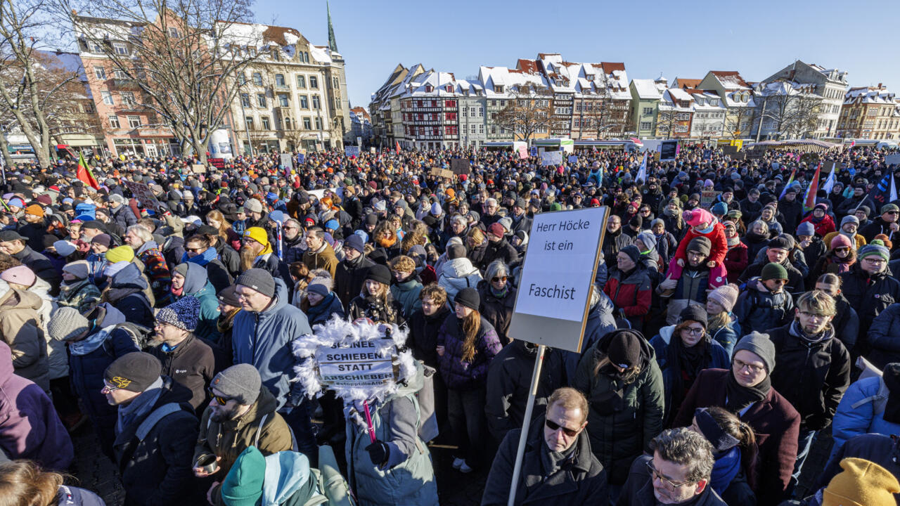 En Allemagne, 250 000 manifestants défilent contre l'extrême droite - France 24