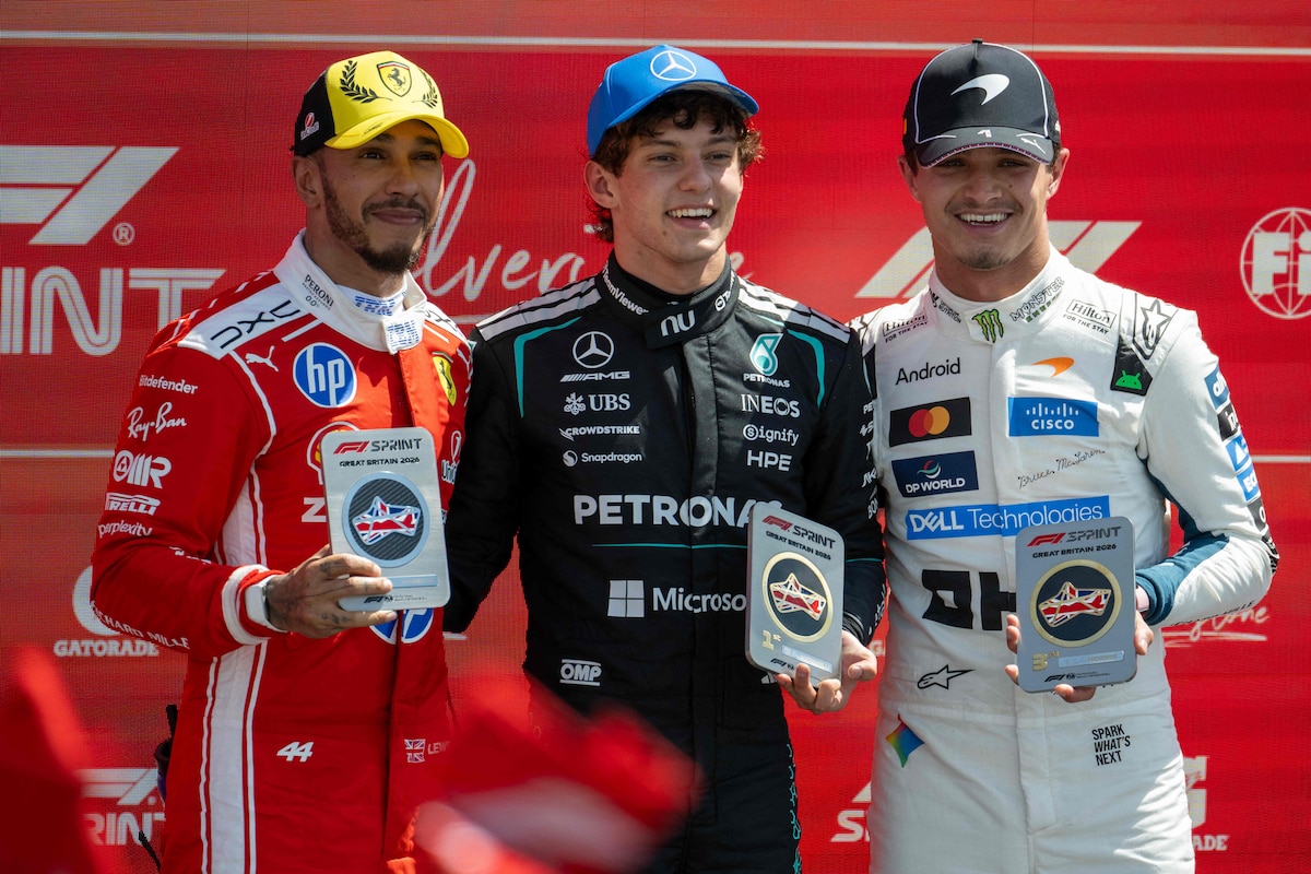 GP de Grande-Bretagne: Kimi Antonelli (Mercedes) s'impose dans la course sprint devant Lewis Hamilton (Ferrari) - L'Avenir