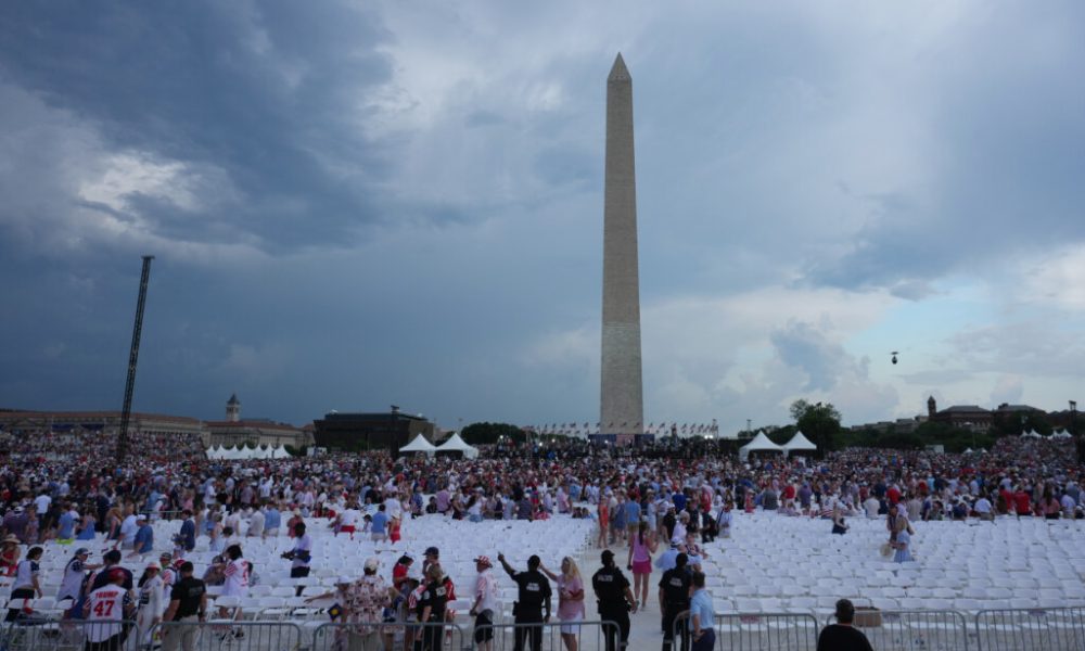 USA: place évacuée, discours de Trump menacé par un orage | Radio Lac
