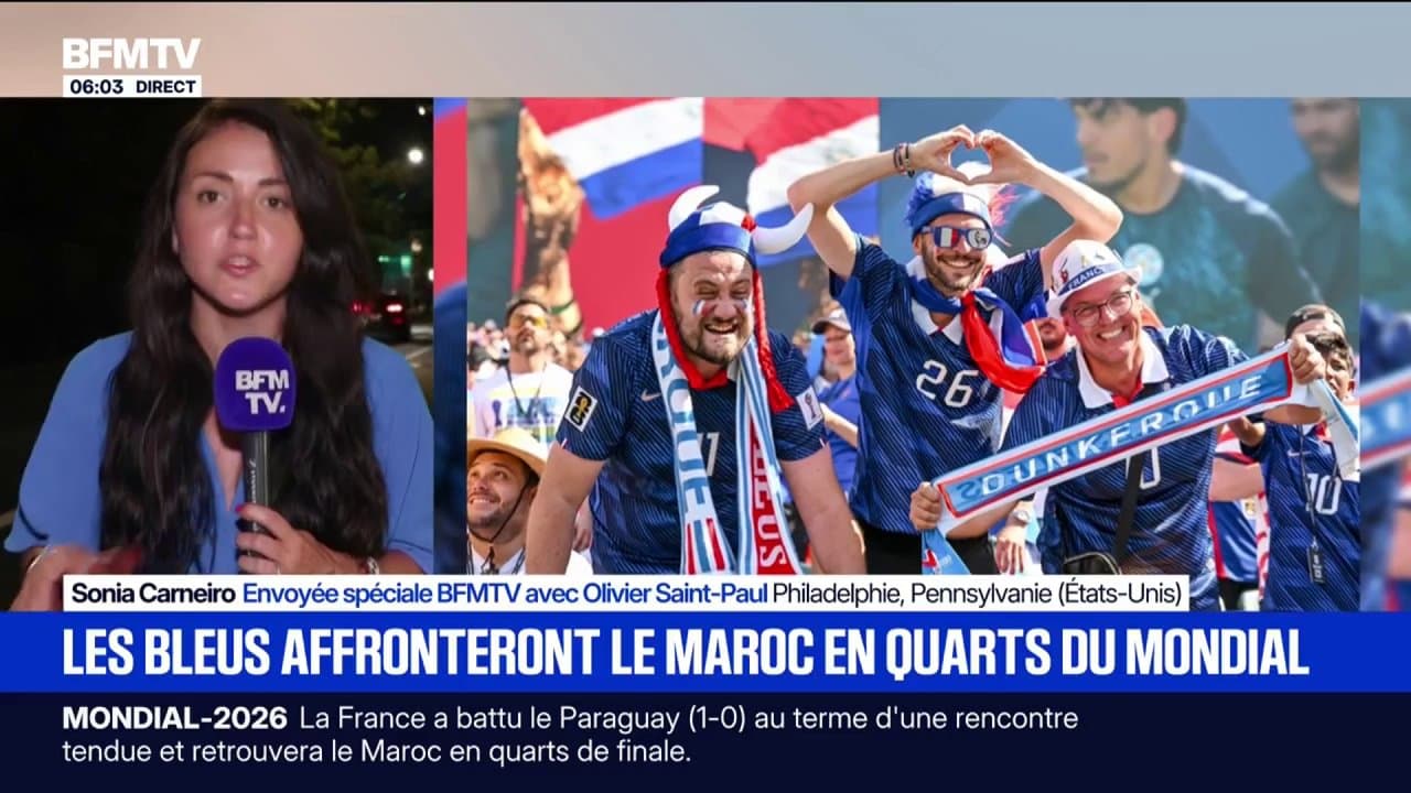 Mondial 2026: les Bleus affronteront le Maroc en quarts de finale