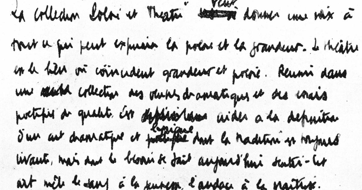 Quoi qu'il arrive, le fonds ne sera pas dispersé » : tous les manuscrits d'Albert Camus entrent à la BnF