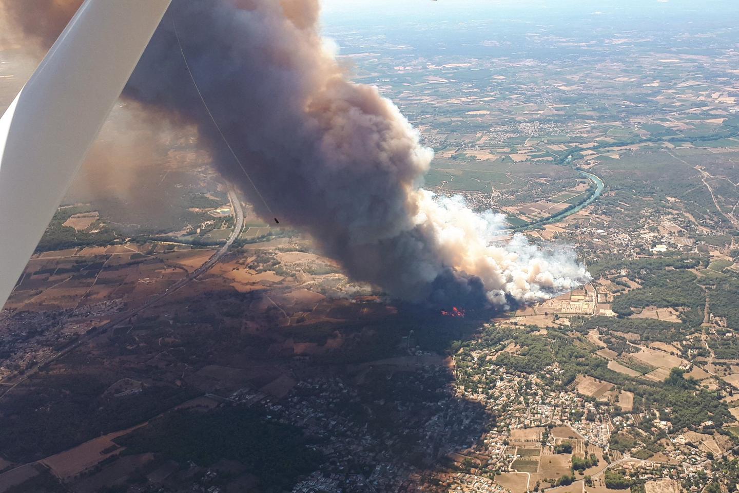 Incendie dans le Gard : « On a eu cinq minutes pour quitter les lieux »