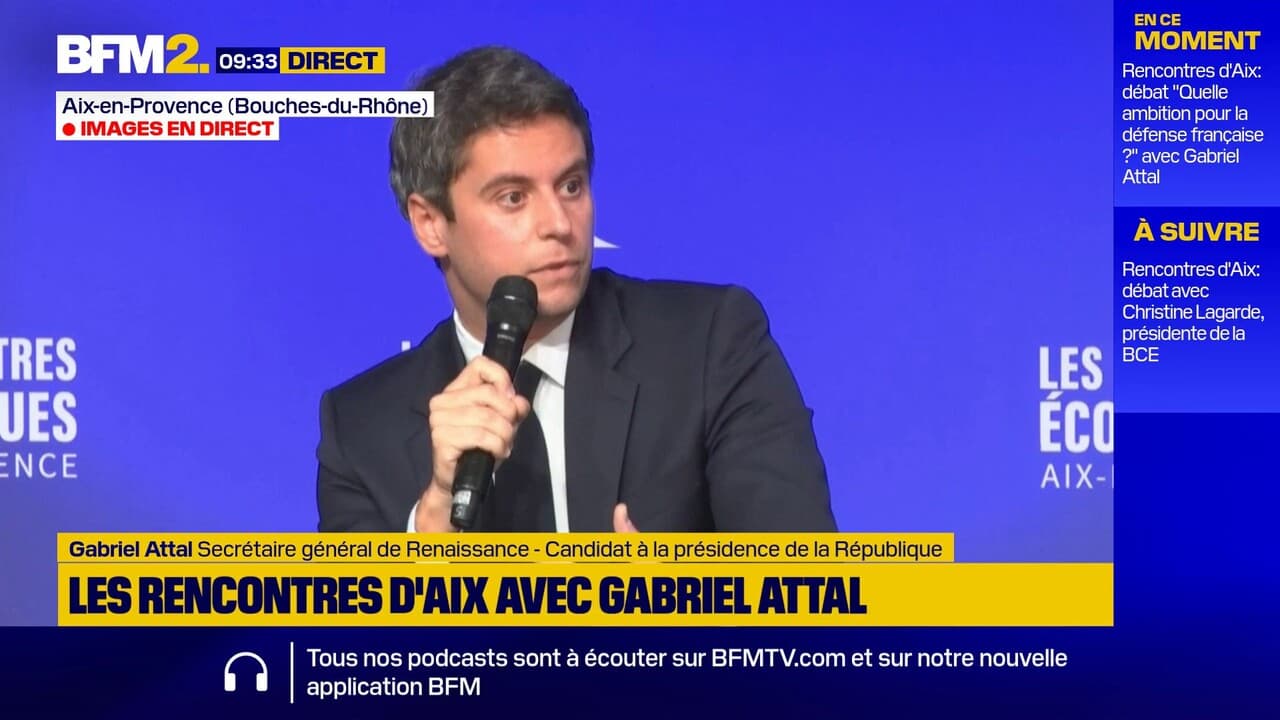 Abandon du Scaf: "J'ai tout de suite compris que ça ne marcherait pas", déclare Gabriel Attal