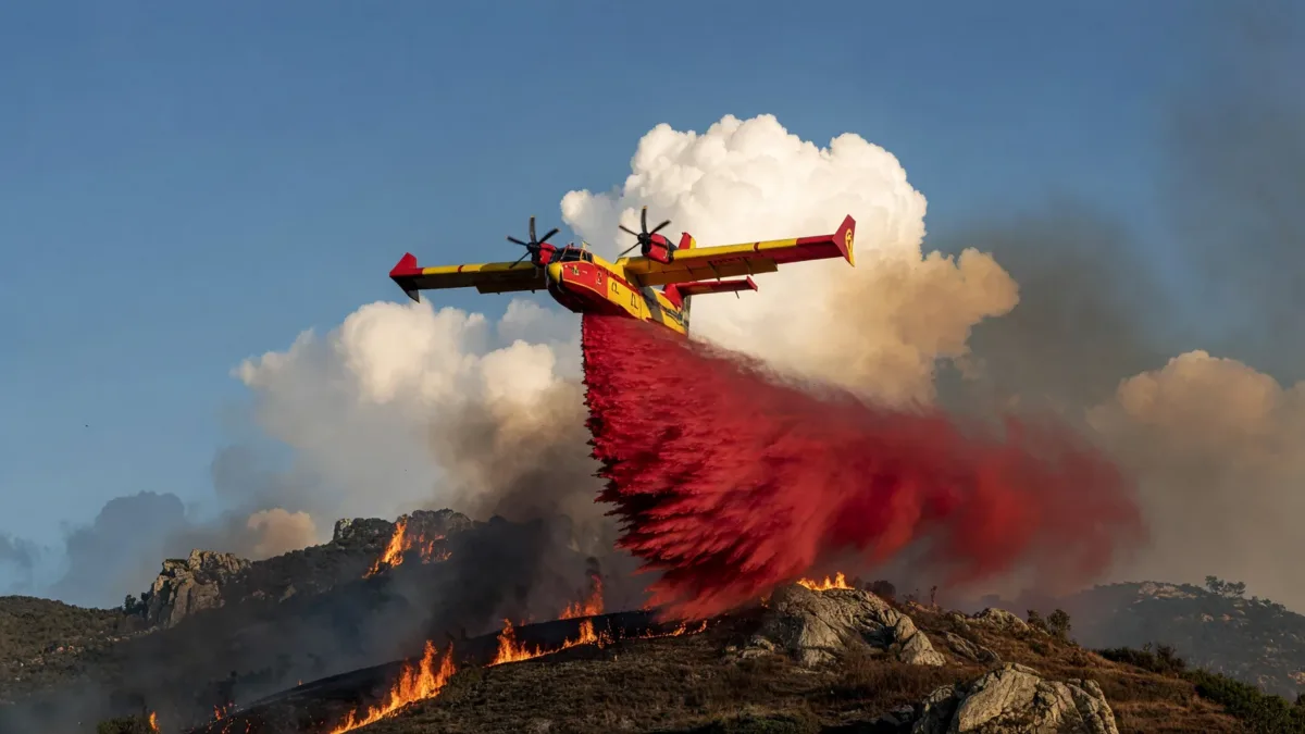 Incendie dans les Pyrénées-Orientales : près de 1 000 hectares…