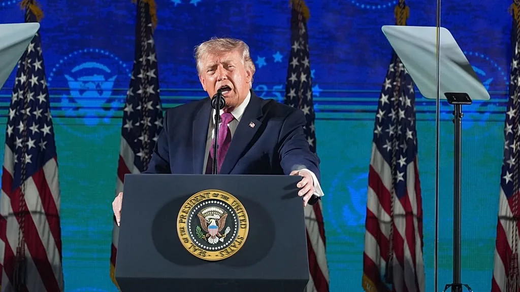 250e anniversaire de l'indépendance des États-Unis : Trump dénonce une menace communiste - Yahoo Actualités France