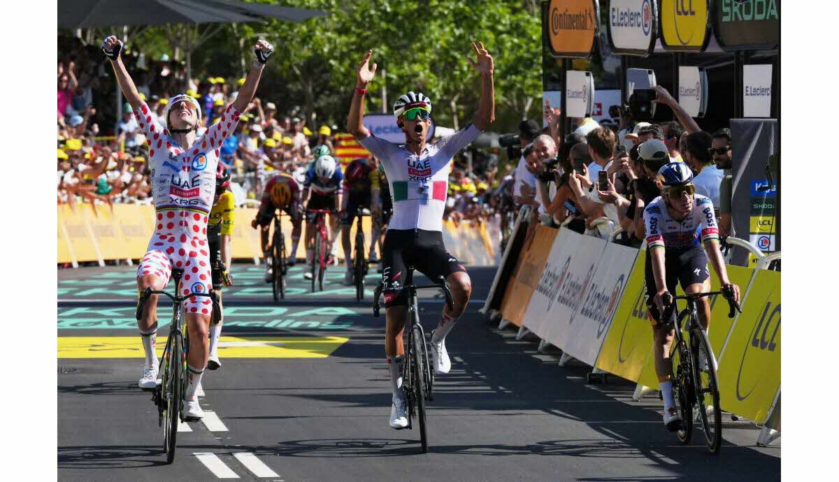 En direct Tour de France 2026. Pogacar offre la victoire à son coéquipier Del Toro sur la deuxième étape, Vingegaard et Seixas battus... suivez l'après-course