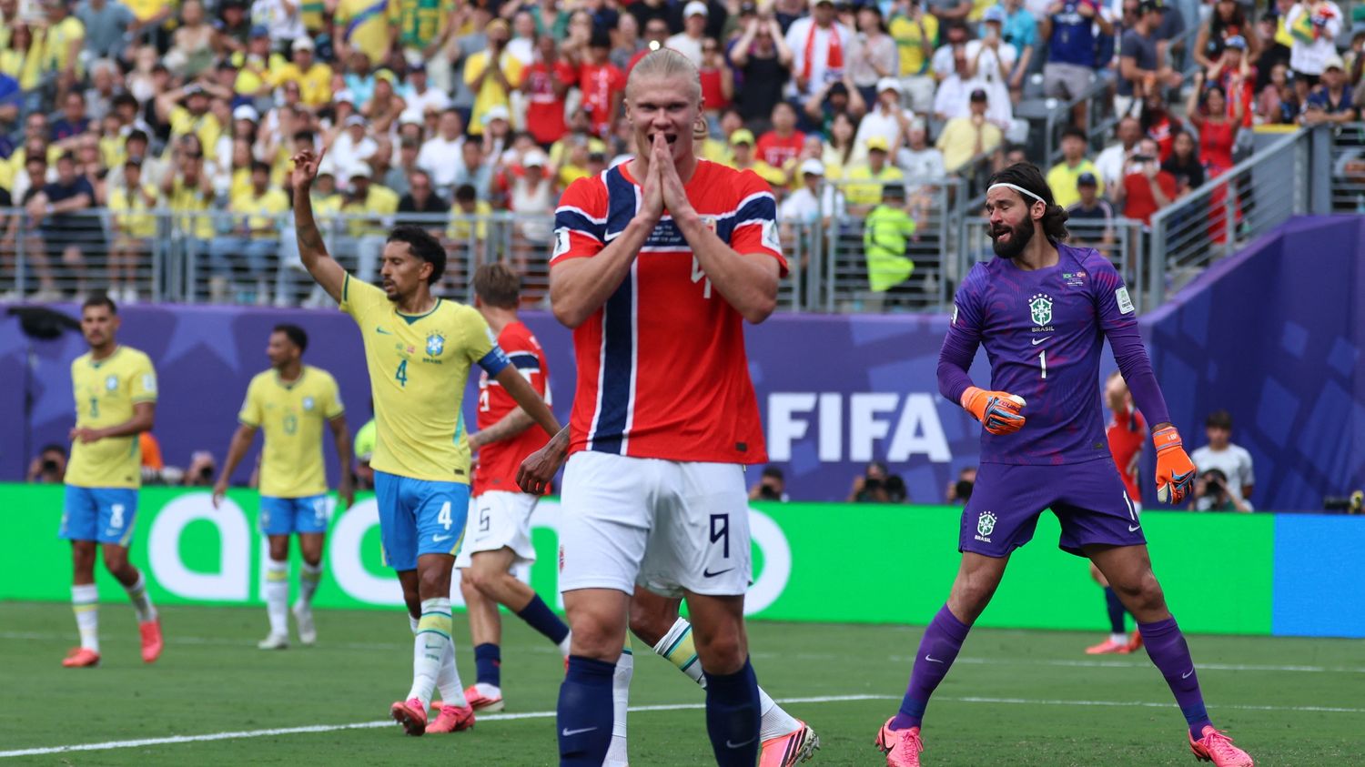 La Norvège écarte le Brésil grâce à un doublé d'Erling Haaland et s'offre le premier quart de finale de son histoire en Coupe du monde – franceinfo