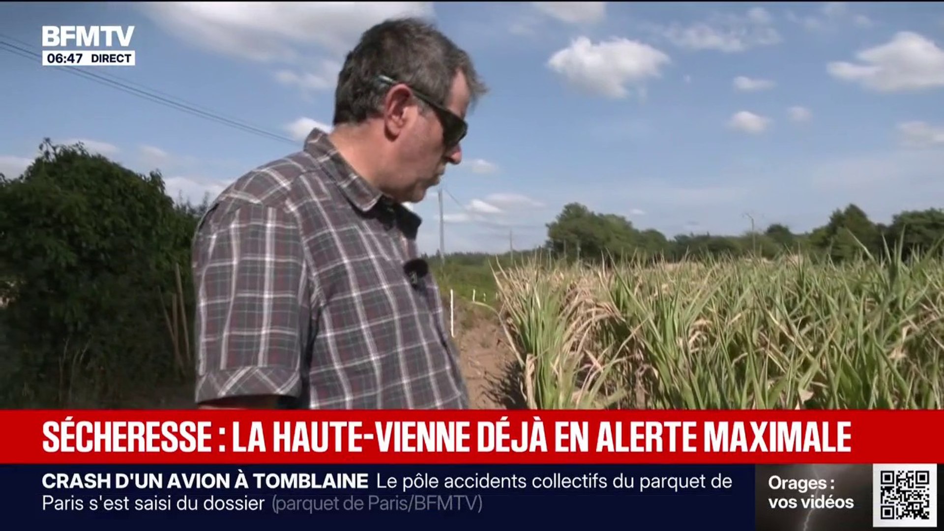 "C'est très grave ce qui est en train de se passer": la Haute-Vienne déjà en alerte maximale pour la sécheresse