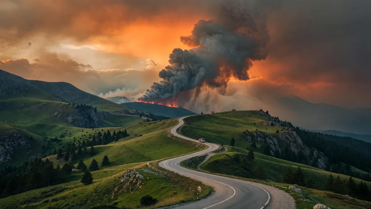 Incendies dans les Pyrénées-Orientales : la 3e étape du Tour de…
