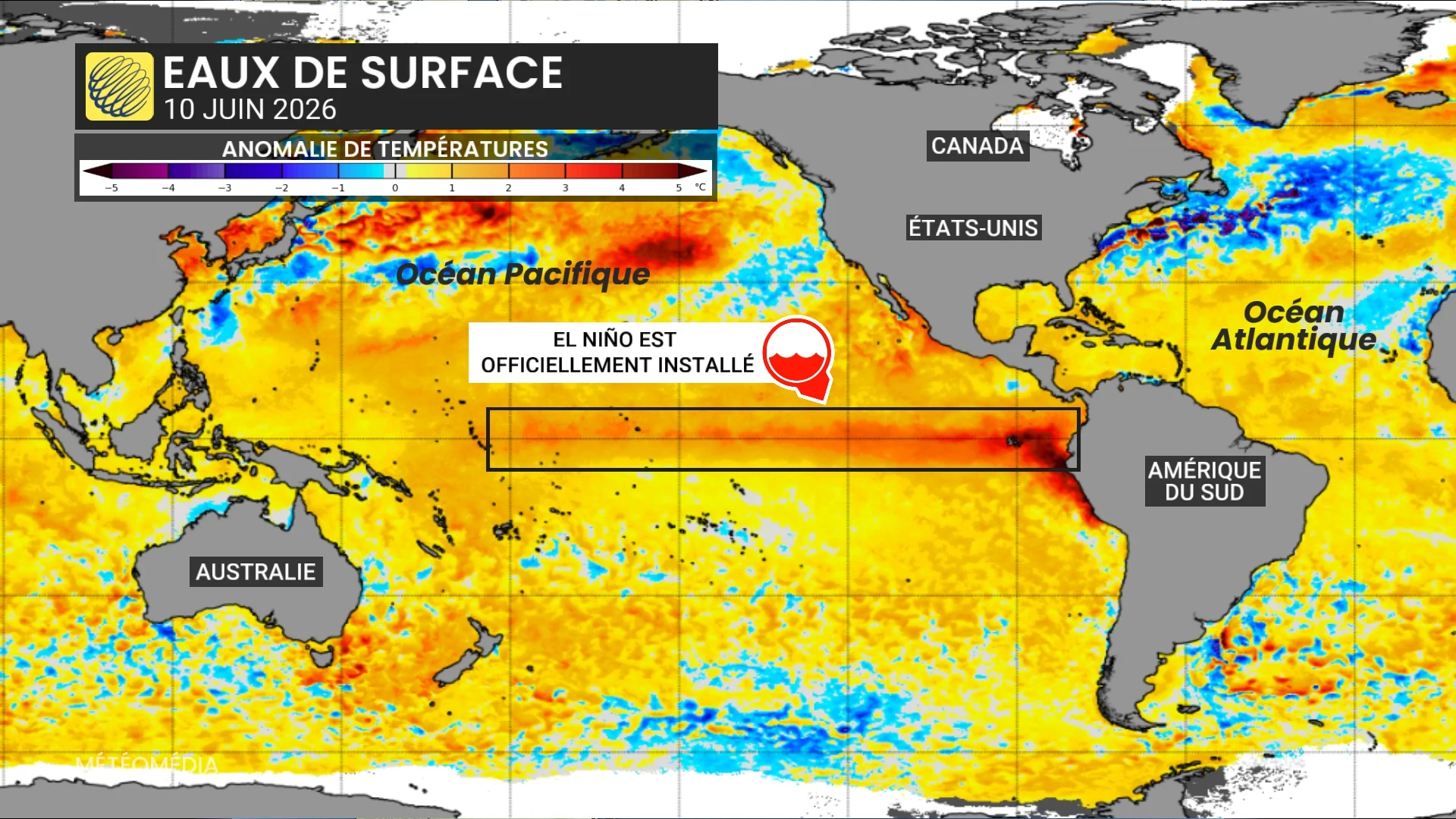 El Niño bel et bien installé - MétéoMédia