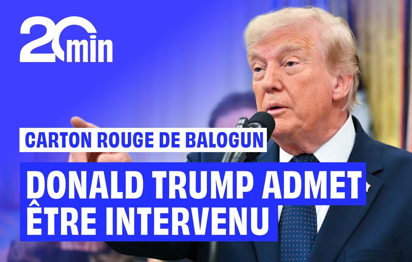 Trump confirme avoir demandé à la Fifa un réexamen du carton rouge de Balogun - 20 Minutes TV